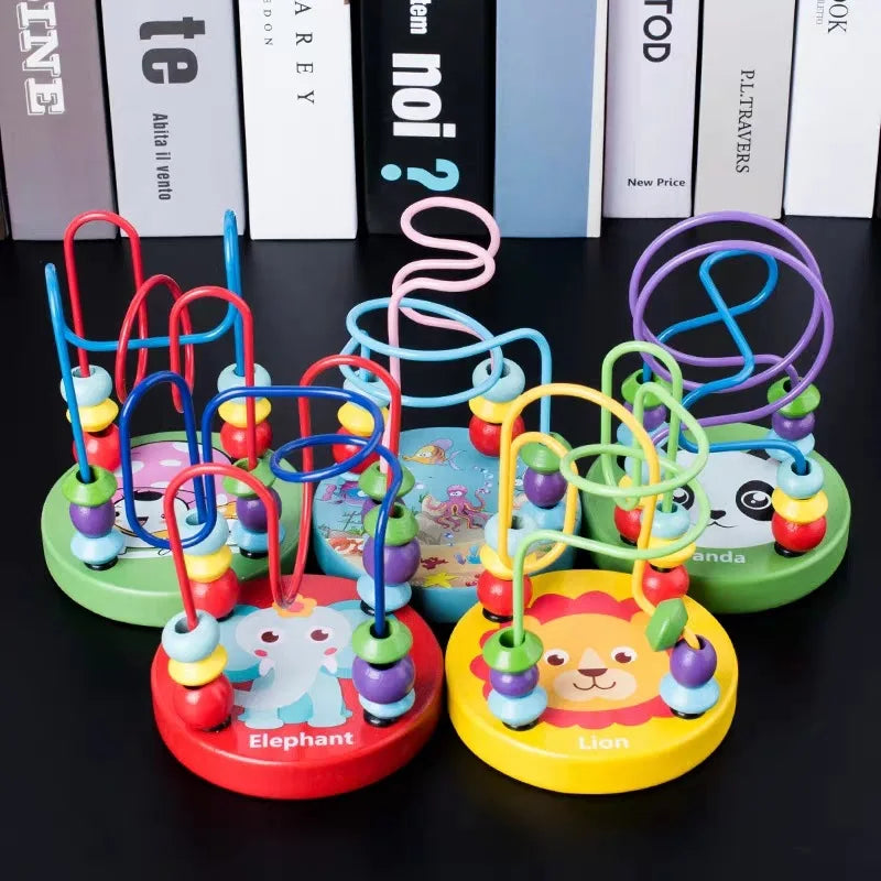 Laberinto de alambre para niños