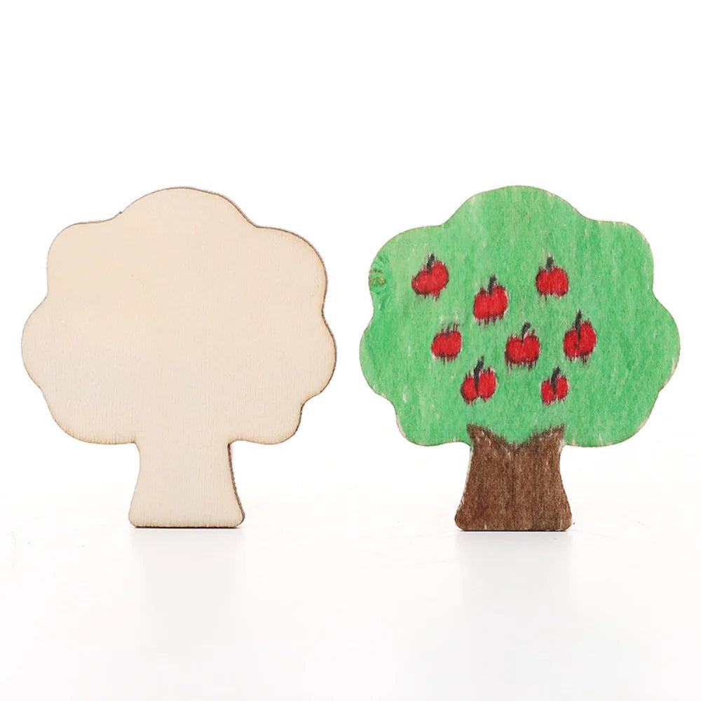 Kids Drawing Toys Montessori DIY Painting Stencils Template Wooden Craft Puzzle Educational Toys for Boys Girls Birthday Gift