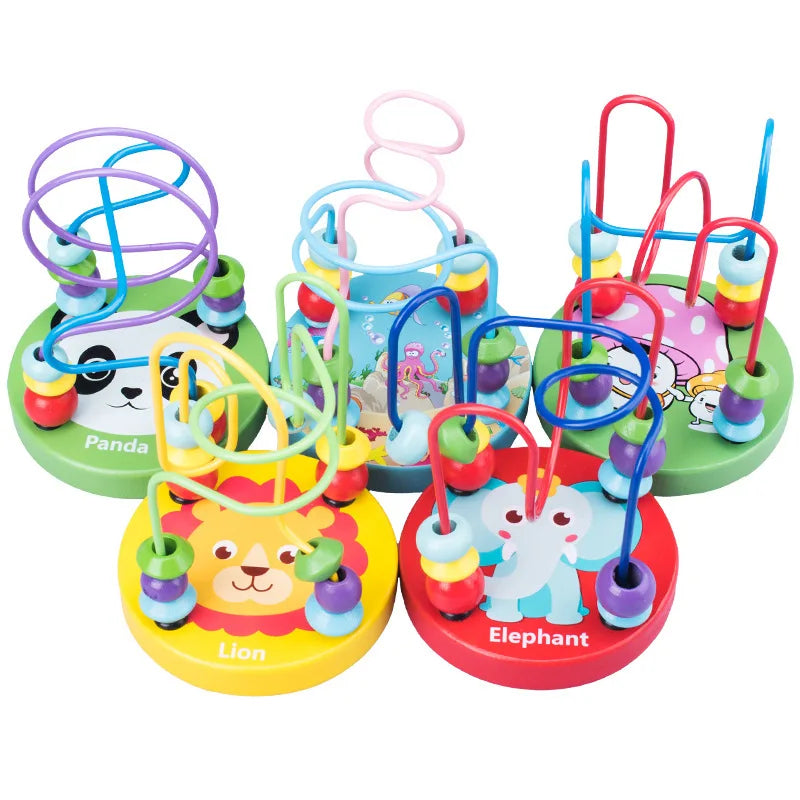 Laberinto de alambre para niños